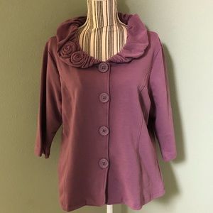 Good Fortune Lavender Dress Jacket - Large